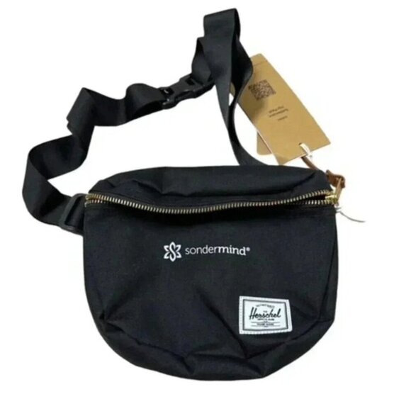 Herschel Supply Company Fifteen Unisex Hip Pack Black Fanny/Waist Bag NWT NEW - Picture 1 of 5